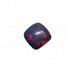 1 Pcs. Of Natural Ethiopian Black Opal Cushion Cabochon 10x10mmloose gemstone. | OW_03271