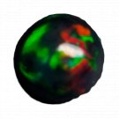 1 Pcs. Of Natural Ethiopian Black Opal Round Cabochon 10x10mmloose gemstone. | OW_03273