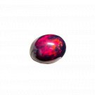 1 Pcs. Of Natural Ethiopian Black Opal Oval Cabochon 12x10mmloose gemstone. | OW_03321
