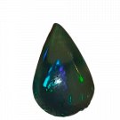 1 Pcs. Of Natural Ethiopian Black Opal Pear Cabochon 12x8.5mmloose gemstone. | OW_03341