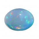 1 Pcs. Of Natural Ethiopian Black Opal Oval Cabochon 12x9mmloose gemstone. | OW_03348