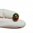 1 Pcs. Of Natural Ethiopian Black Opal Oval Cabochon 13.5x11mmloose gemstone. | OW_03366