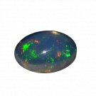 1 Pcs. Of Natural Ethiopian Black Opal Oval Cabochon 13x10mmloose gemstone. | OW_03375