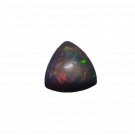 1 Pcs. Of Natural Ethiopian Black Opal Trillion Cabochon 15x15mmloose gemstone. | OW_03425