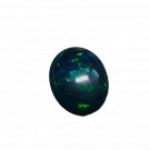 1 Pcs. Of Natural Ethiopian Black Opal Oval Cabochon 16.5x14.5mmloose gemstone. | OW_03437