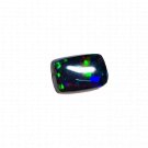 1 Pcs. Of Natural Ethiopian Black Opal baguette Cabochon 16x10mmloose gemstone. | OW_03439