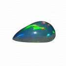 1 Pcs. Of Natural Ethiopian Black Opal Pear Cabochon 16x10mmloose gemstone. | OW_03442