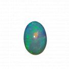 1 Pcs. Of Natural Ethiopian Black Opal Oval Cabochon 16x11mmloose gemstone. | OW_03444