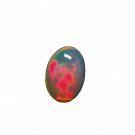 1 Pcs. Of Natural Ethiopian Black Opal Oval Cabochon 17.5x10.5mmloose gemstone. | OW_03457