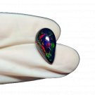 1 Pcs. Of Natural Ethiopian Black Opal Pear Cabochon 17.5x10mmloose gemstone. | OW_03459