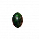 1 Pcs. Of Natural Ethiopian Black Opal Oval Cabochon 17x12mmloose gemstone. | OW_03469
