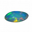 1 Pcs. Of Natural Ethiopian Black Opal marquise Cabochon 17x9.5mmloose gemstone. | OW_03474