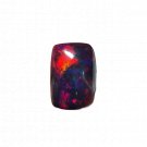 1 Pcs. Of Natural Ethiopian Black Opal baguette Cabochon 18x12mmloose gemstone. | OW_03480