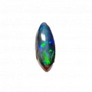 1 Pcs. Of Natural Ethiopian Black Opal marquise Cabochon 19.5x8mmloose gemstone. | OW_03490