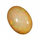 1 Pcs. Of Natural Ethiopian Black Opal Oval Cabochon 20x14mmloose gemstone. | OW_03500