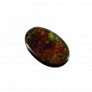1 Pcs. Of Natural Ethiopian Black Opal Oval Cabochon 20x14mmloose gemstone. | OW_03501