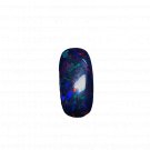 1 Pcs. Of Natural Ethiopian Black Opal baguette Cabochon 20x8mmloose gemstone. | OW_03505