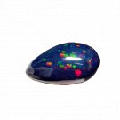 1 Pcs. Of Natural Ethiopian Black Opal Pear Cabochon 22x13mmloose gemstone. | OW_03511