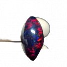1 Pcs. Of Natural Ethiopian Black Opal marquise Cabochon 28x13mmloose gemstone. | OW_03523