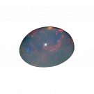 1 Pcs. Of Natural Ethiopian Black Opal Oval Cabochon 8x7mmloose gemstone. | OW_03547
