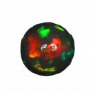 1 Pcs. Of Natural Ethiopian Black Opal Round Cabochon 8x8mmloose gemstone. | OW_03548