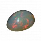 1 Pcs. Of Natural Ethiopian Black Opal Oval Cabochon 9x7mmloose gemstone. | OW_03558