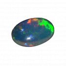 1 Pcs. Of Natural Ethiopian Black Opal Oval Cabochon 9x7mmloose gemstone. | OW_03559