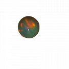 1 Pcs. Of Natural Ethiopian Black Opal Round Cabochon 9x9mmloose gemstone. | OW_03563