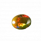1 Pcs. Of Natural Ethiopian Black Opal Oval Faceted 10.5x8mmloose gemstone. | OW_03564