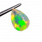 1 Pcs. Of Natural Ethiopian Black Opal Pear Faceted 10x7mmloose gemstone. | OW_03568