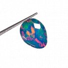 1 Pcs. Of Natural Ethiopian Black Opal Pear Faceted 11x9mmloose gemstone. | OW_03575