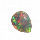 1 Pcs. Of Natural Ethiopian Black Opal Pear Faceted 12x9mmloose gemstone. | OW_03581