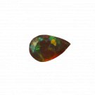 1 Pcs. Of Natural Ethiopian Black Opal Pear Faceted 13x8.5mmloose gemstone. | OW_03582