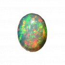 1 Pcs. Of Natural Ethiopian Fire Opal Oval Cabochon 11x9mmloose gemstone. | OW_03656
