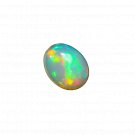 1 Pcs. Of Natural Ethiopian Opal Oval Cabochon 10x8mmloose gemstone. | OW_03738