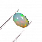 1 Pcs. Of Natural Ethiopian Opal Oval Cabochon 11x7mmloose gemstone. | OW_03778
