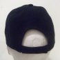 Men Women Cotton Black Baseball Visor Hat Cap