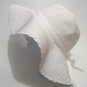 White Floppy  Straw Bride Church Wedding Derby Easter  Sun Beach Hat