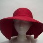 Red Society Floppy Straw Bride Church Wedding Derby Easter Sun Hat