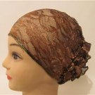 New Women Lace Scarf Cover up Turban Derby Wedding Church Beach Dress Hat