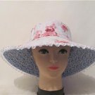 New Flower White Pink Church Wedding Derby Easter Sun Beach Visor Bucket Hat