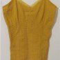 New Plus 2X 3X Mustard Lace Tank Top Cami Camisole Summer Undercover Stretch