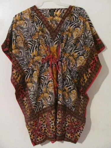 Kimono Tunic Top Blouses Maternity Beach Swimwear Cover S M L XL 1X 2X 3X 4X