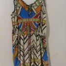 Brand New Women Abstract Jumpsuit Romper Sleeveless Shorts Pants Cover Up SZ M