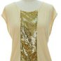NWTSequin Leopard Sexy Tank Top Camisole Cami Cocktail Streach Plus Size 2X
