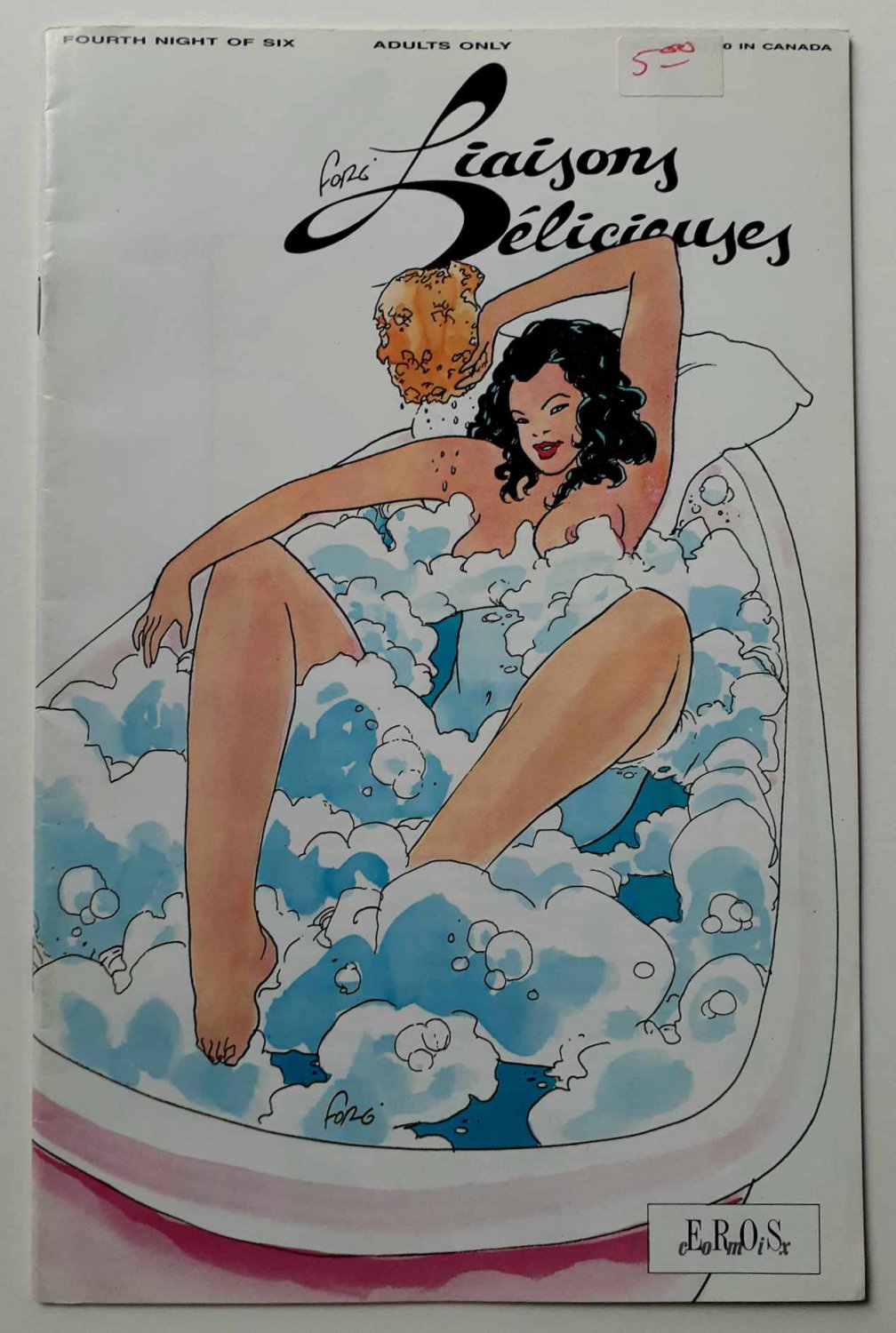 LIAISONS DELICIEUSES no. 4 EROS COMICS 1991 Adult Comics