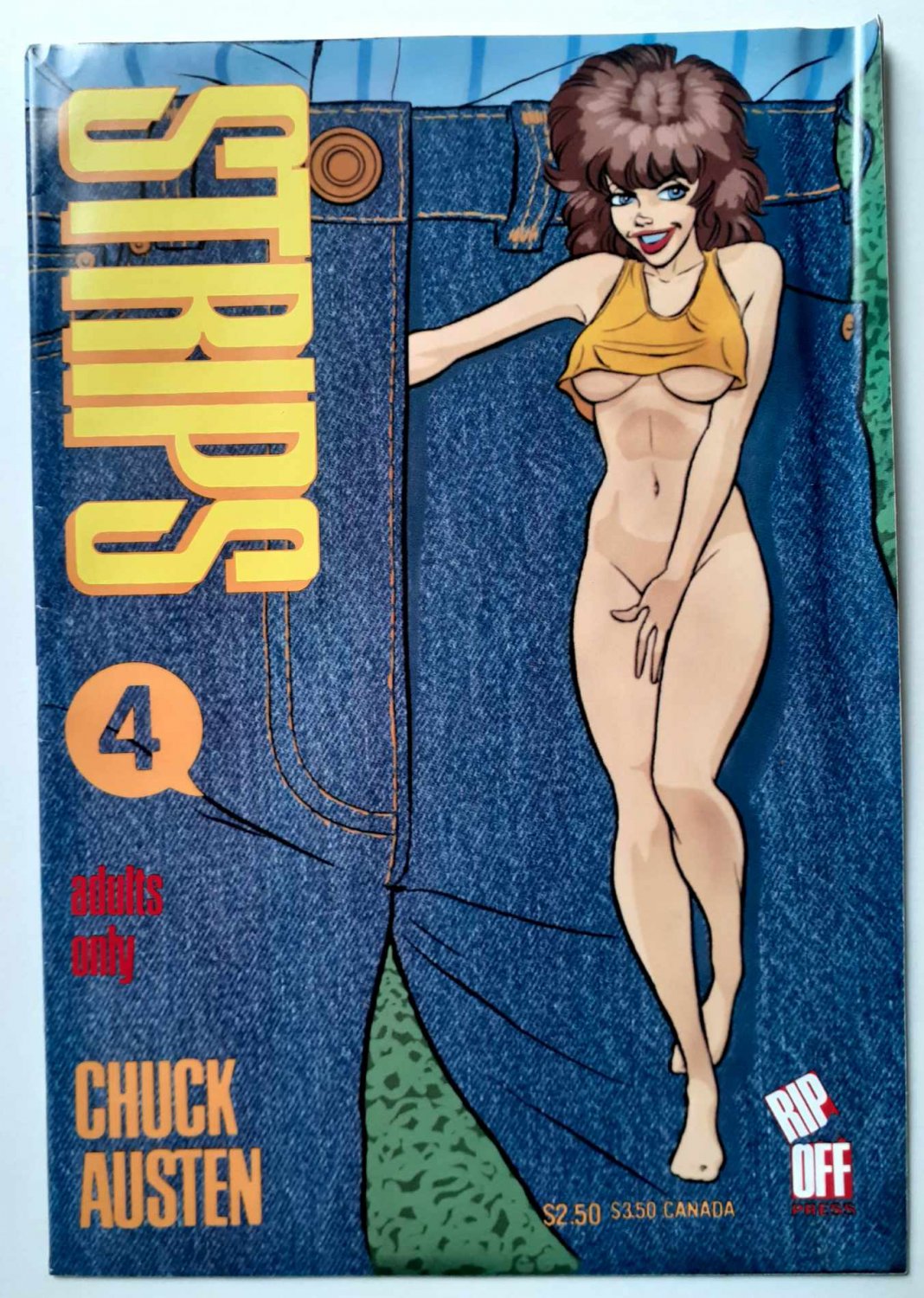 STRIPS no. 4 Rip Off Press CHUCK AUSTEN 1990