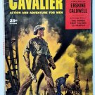 CAVALIER October 1957 Vintage Men's Adventure magazine ERSKINE CALDWELL