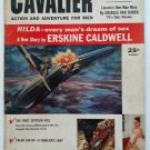 CAVALIER August 1957 Vintage Men's Adventure magazine ERSKINE CALDWELL