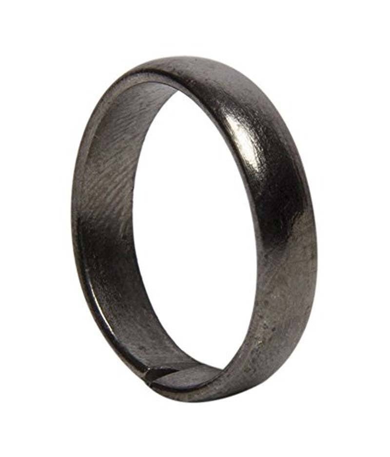 Real Kale Ghode ki Naal Ring (Black Horse Shoe Iron Ring Band ) For Remove Bad Shani dosh